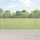 Svejset Trådhegn med Betonsokkel 10 x 1,2 m Galvaniseret stål