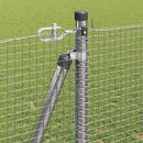 Svejset Trådhegn med Betonsokkel 10 x 1,2 m Galvaniseret stål