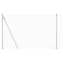 Svejset Trådhegn med Betonsokkel 10 x 1,4 m Galvaniseret stål