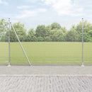 Svejset Trådhegn med Betonsokkel 10 x 1,6 m Galvaniseret stål
