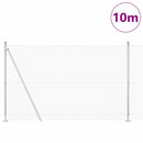 Svejset Trådhegn med Betonsokkel 10 x 1,6 m Galvaniseret stål