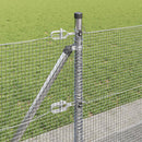 Svejset Trådhegn med Betonsokkel 25 x 0,5 m Galvaniseret stål