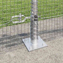 Svejset Trådhegn med Betonsokkel 25 x 0,6 m Galvaniseret stål