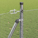 Svejset Trådhegn med Betonsokkel 25 x 0,8 m Galvaniseret stål