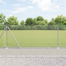Svejset Trådhegn med Betonsokkel 25 x 1 m Galvaniseret stål