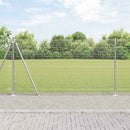 Svejset Trådhegn med Betonsokkel 25 x 1,2 m Galvaniseret stål