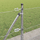 Svejset Trådhegn med Betonsokkel 50 x 0,6 m Galvaniseret stål