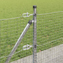 Svejset Trådhegn med Betonsokkel 50 x 0,6 m Galvaniseret stål