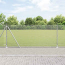 Svejset Trådhegn med Betonsokkel 50 x 1 m Galvaniseret stål