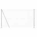 Svejset Trådhegn med Betonsokkel 50 x 1,2 m Galvaniseret stål
