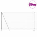 Svejset Trådhegn med Betonsokkel 50 x 1,2 m Galvaniseret stål