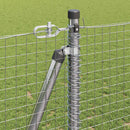 Svejset Trådhegn med Betonsokkel 50 x 1,2 m Galvaniseret stål