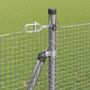 Svejset Trådhegn med Betonsokkel 50 x 1,6 m Galvaniseret stål