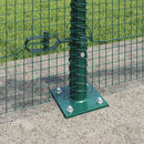 Svejset Trådhegn med Betonsokkel 10 x 0,5 m PVC-belagt stål