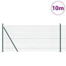 Svejset Trådhegn med Betonsokkel 10 x 0,8 m PVC-belagt stål