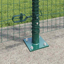 Svejset Trådhegn med Betonsokkel 10 x 1,2 m PVC-belagt stål