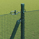 Svejset Trådhegn med Betonsokkel 10 x 1,5 m PVC-belagt stål