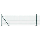 Svejset Trådhegn med Betonsokkel 25 x 0,6 m PVC-belagt stål