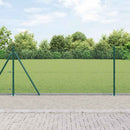 Svejset Trådhegn med Betonsokkel 25 x 0,8 m PVC-belagt stål
