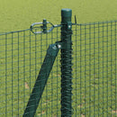 Svejset Trådhegn med Betonsokkel 25 x 1,2 m PVC-belagt stål