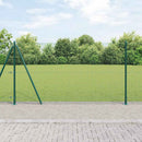 Svejset Trådhegn med Betonsokkel 25 x 1,2 m PVC-belagt stål