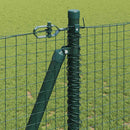 Svejset Trådhegn med Betonsokkel 25 x 1,2 m PVC-belagt stål