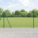 Svejset Trådhegn med Betonsokkel 25 x 1,2 m PVC-belagt stål