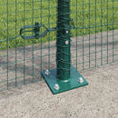 Svejset Trådhegn med Betonsokkel 25 x 1,4 m PVC-belagt stål