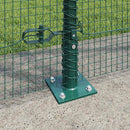 Svejset Trådhegn med Betonsokkel 25 x 1,6 m PVC-belagt stål