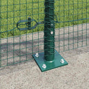 Svejset Trådhegn med Betonsokkel 50 x 1 m PVC-belagt stål Grøn