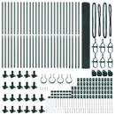 Svejset Trådhegn med Betonsokkel 50 x 1,2 m PVC-belagt stål