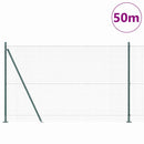 Svejset Trådhegn med Betonsokkel 50 x 1,4 m PVC-belagt stål