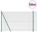 Svejset Trådhegn med Betonsokkel 50 x 1,5 m PVC-belagt stål