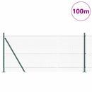 Svejset Trådhegn med Betonsokkel 100 x 0,8 m PVC-belagt stål