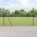 Svejset Trådhegn med Betonsokkel 10 x 1,4 m PVC-belagt stål Grå
