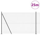 Svejset Trådhegn med Betonsokkel 50 x 1,4 m PVC-belagt stål Grå