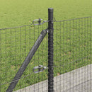 Svejset Trådhegn med Betonsokkel 100 x 0,4 m PVC-belagt stål