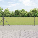 Svejset Trådhegn med Betonsokkel 100 x 0,6 m PVC-belagt stål