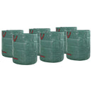 Havematerialeposer 12 pcs Grøn 45 x 45 x 76 cm Polypropylen