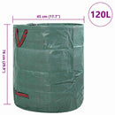 Havematerialeposer 12 pcs Grøn 45 x 45 x 76 cm Polypropylen