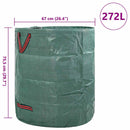 Havematerialeposer 12 pcs Grøn 67 x 67 x 75,5 cm Polypropylen