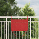 Hængende Altan Bord Rød 60 x 39 x 65 cm Stål