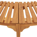 Varme Badekar Omgivelse Halvrundt Brun 252 x 112 x 55,5 cm