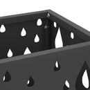 Regn Paraply Stativ Sort 15,5 x 15,5 x 49 cm Stål