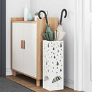 Regn Paraply Stativ Hvid 15,5 x 15,5 x 49 cm Stål