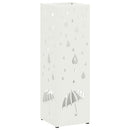 Regn Paraply Stativ Hvid 15,5 x 15,5 x 49 cm Stål