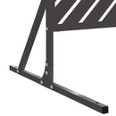 Privatlivsskærm 100 x 50 x 180 cm Stål Sort