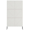Privatlivsskærm 100 x 50 x 180 cm Rustfrit stål Sølv