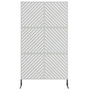 Privatlivsskærm 100 x 50 x 180 cm Galvaniseret stål Sølv