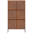 Privatlivsskærm 100 x 50 x 180 cm Cortenstål Rusten